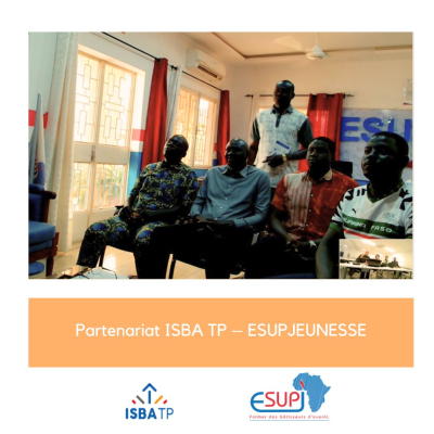 Renouvellement de partenariat entre l'ESUP Jeunesse et L'ISBA TP de Marseille
