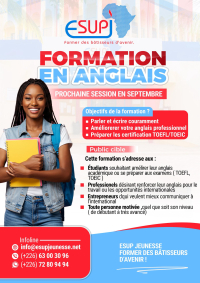 Parlez anglais d&egrave;s janvier !