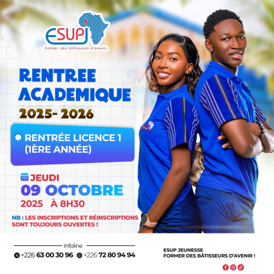 Rentrée Académique des 1ère année ce 09 Octobre 2025