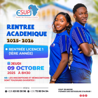 Rentrée Académique des 1ère année ce 09 Octobre 2025